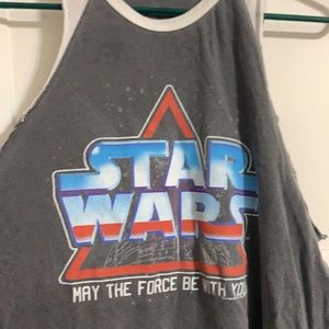 STAR WARS - distressed muscle tank
